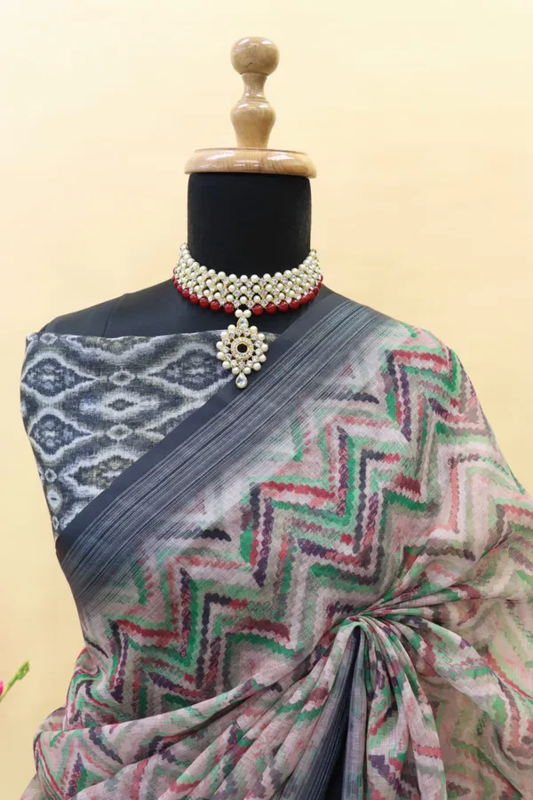 LINEN_FABRIC_DIGITAL_PRINT_SAREE